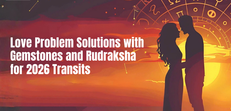Love Problem Solutions with Gemstones and Rudraksha for 2026 Transits