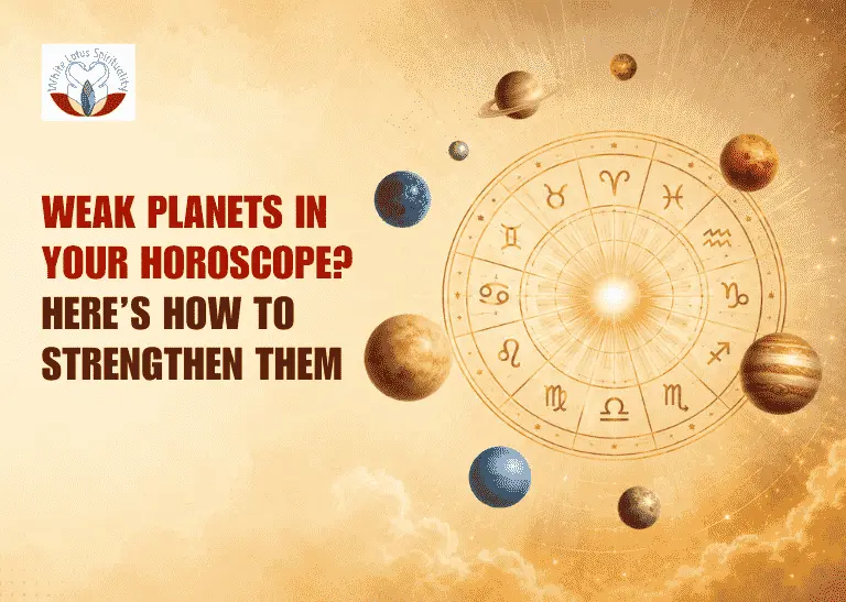 Weak planets in horoscope and how to strengthen them with online astrology consultation